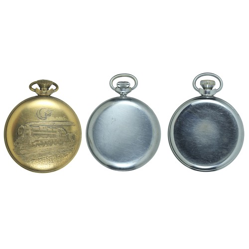 149 - 3 x Smiths Pocket Watches. Appear to be in working order.