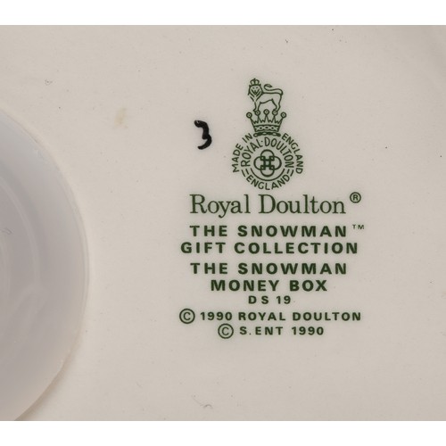 75 - Royal Doulton 'The Snowman' Figure Money Box. No obvious signs of damage and with original box.