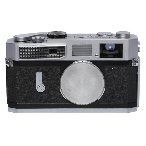 47 - Canon 7 Rangefinder Camera Body and Nettar Viewfinder Camera. Both appear to be in working order.