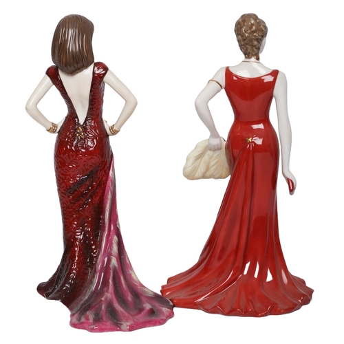 24 - Royal Doulton Pretty Ladies Hannah (4855) and Midnight Premier (HN4765)