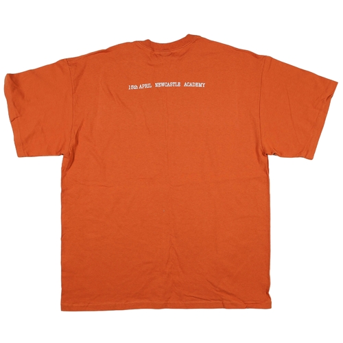 62 - Arctic Monkeys '06 T Shirt - '15th April Newcastle Academy' on Reverse. Burnt orange, size XL. Cloth... 