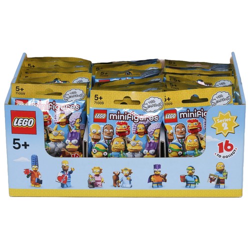 Box of Lego 'The Simpsons Series 2' Minifigures. Contains 60 minifigures in original sealed bags.