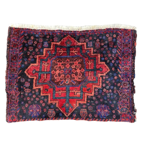 Baluch face rug K. Douglas | BALUCH AREA RUG (Early 20th Century