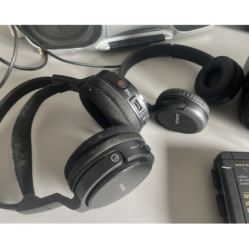 240 - Job Lot of Electricals. Sony, Panasonic, Bush Audio AND Omega . Includes Sony AM/FM Stereo with tape... 
