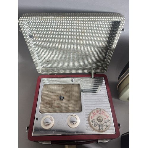 242 - Mixed Lot of Vintage Transistor radios and a Crown Portable Record Player (1960's). All untested. Se... 