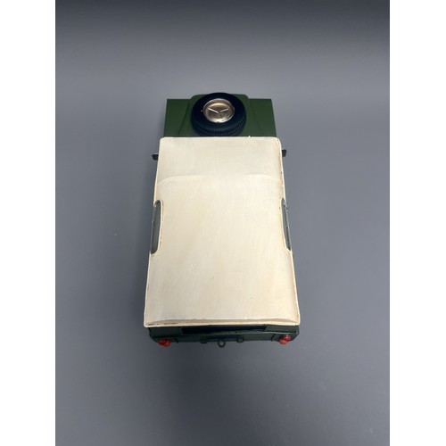 35 - Retro Style Tin Model of a Land Rover 109 Station Wagon. A large decorative model vehicle crafted fr... 