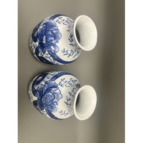 49 - A Pair of Mason Ironstone China Vases from the late 19th/ early 20th century. Regency Ironstone mark... 