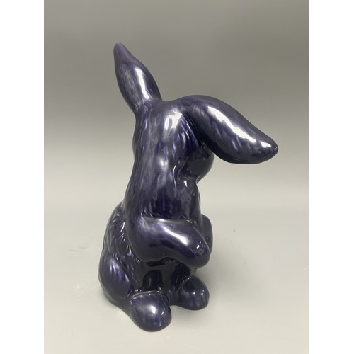 Rare SylvaC 1304 Purple Gloss Ceramic Rabbit Figurine. A vintage SylvaC ...