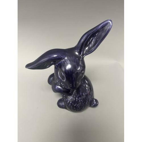 Rare SylvaC 1304 Purple Gloss Ceramic Rabbit Figurine. A vintage SylvaC ...
