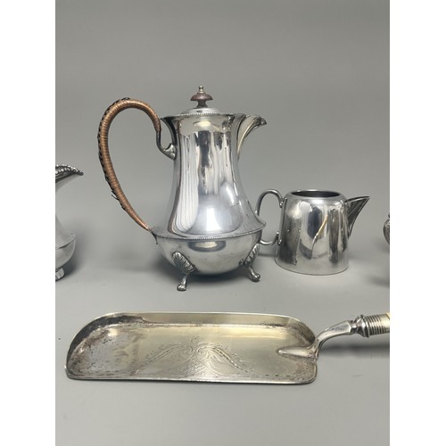 17 - A Collection of Sheffield Silver-Plated Tableware and Accessories. An assortment of silver-plated ho... 