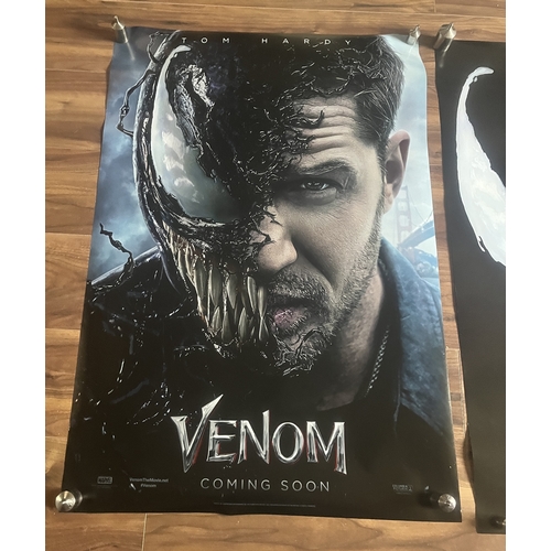 33A - 2 X VENOM Original Cinema Quad Posters. 40 x 27inches. Portrait. These are original double sided cin... 