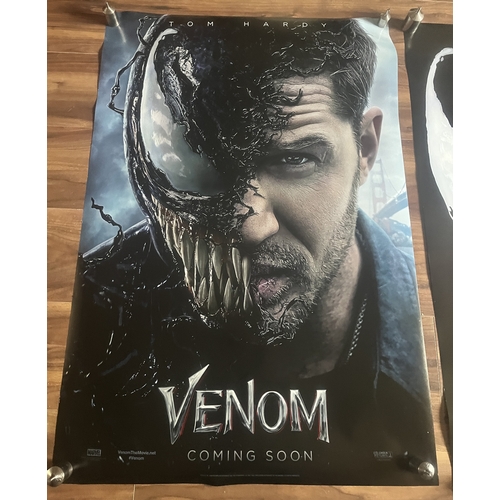 33A - 2 X VENOM Original Cinema Quad Posters. 40 x 27inches. Portrait. These are original double sided cin... 