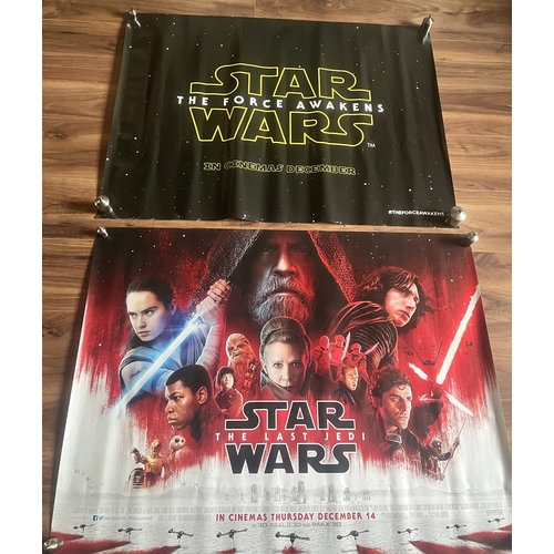 15A - 2 x STAR WARS Original Quad Cinema Posters. Both 40 x 30 inches (Landscape). These are original doub... 