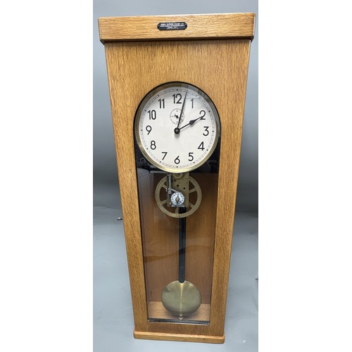 A Telefonbau Normalzeit Industrial Master Pendulum Clock. This mid-20th ...