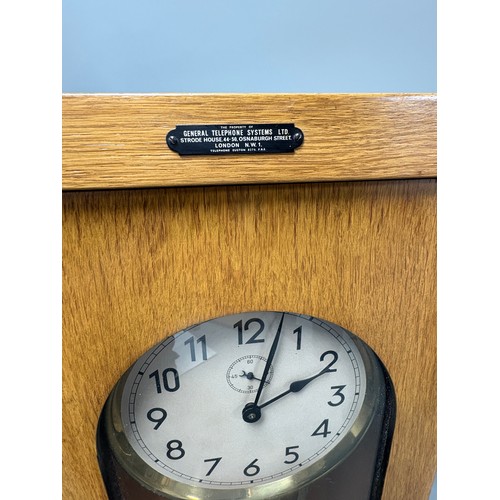 A Telefonbau Normalzeit Industrial Master Pendulum Clock. This mid-20th ...