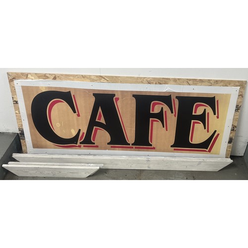 41A - A Large rectangular commercial sign (1m66cms x 70 cms), featuring the word 
