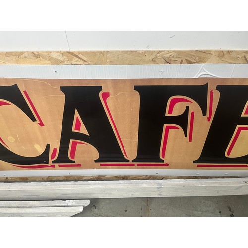 41A - A Large rectangular commercial sign (1m66cms x 70 cms), featuring the word 