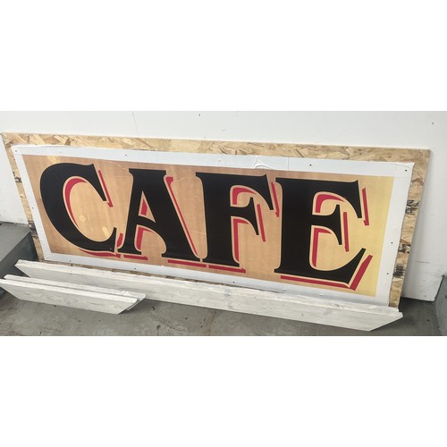41A - A Large rectangular commercial sign (1m66cms x 70 cms), featuring the word 