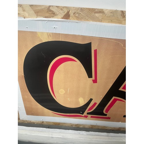 41A - A Large rectangular commercial sign (1m66cms x 70 cms), featuring the word 