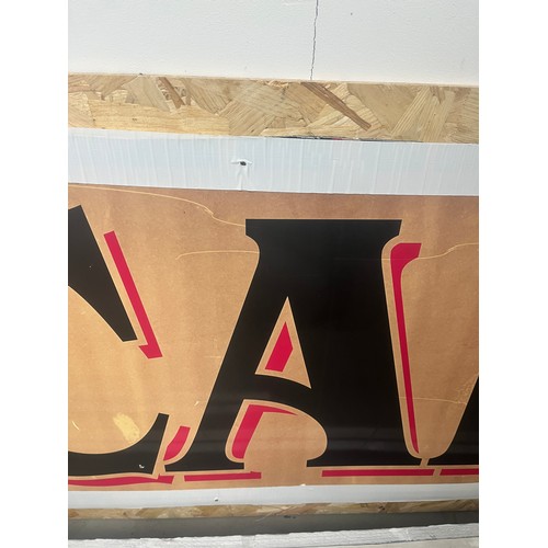 41A - A Large rectangular commercial sign (1m66cms x 70 cms), featuring the word 