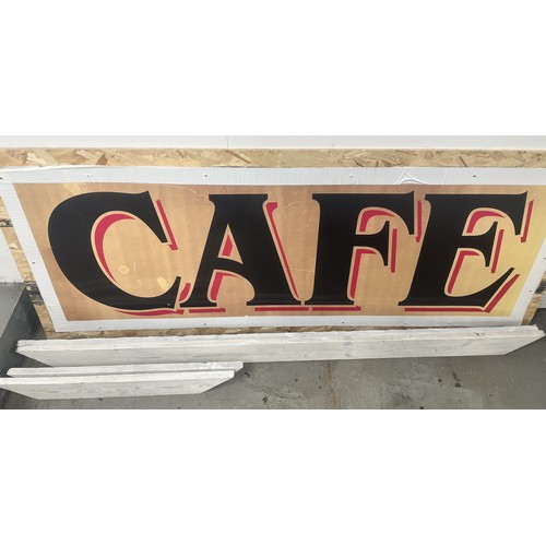 41A - A Large rectangular commercial sign (1m66cms x 70 cms), featuring the word 