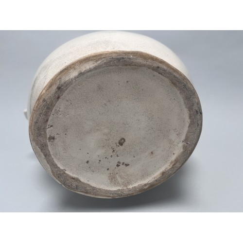 1 - A large white Staffordshire ironstone earthenware jug or water pitcher, dating to the mid-to-late 19... 