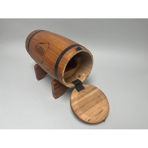 183 - A promotional William Grant's Scotch Whisky presentation case constructed in the form of a miniature... 