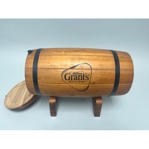 183 - A promotional William Grant's Scotch Whisky presentation case constructed in the form of a miniature... 