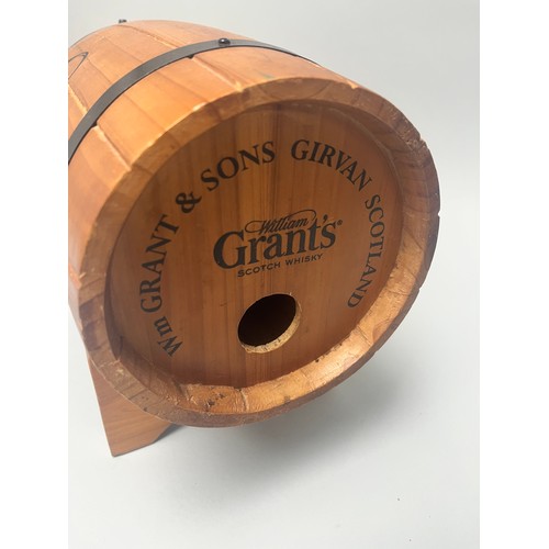 183 - A promotional William Grant's Scotch Whisky presentation case constructed in the form of a miniature... 
