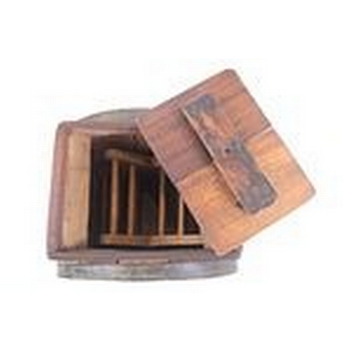 56 - Antique Patented Barrel Butter Churn