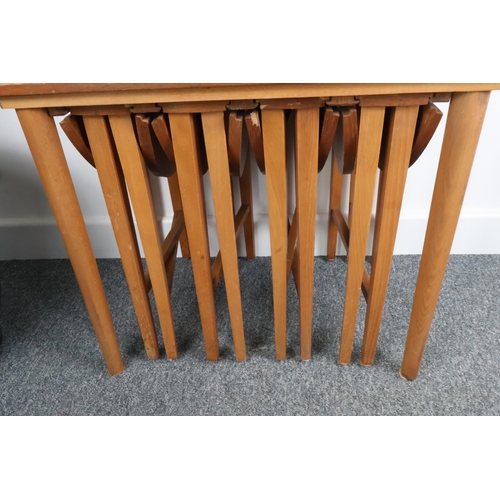 11 - Poul Hundevad Mid-Century Modern Nesting Table Set of 5