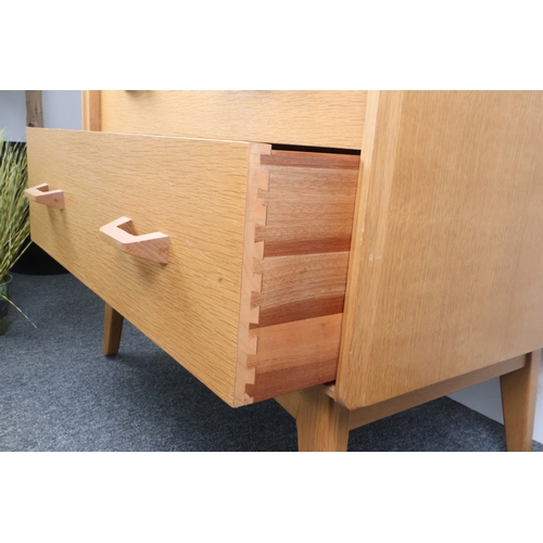 15 - Vintage E. Gomme G-Plan Brandon Oak Dressing Chest w Mirror