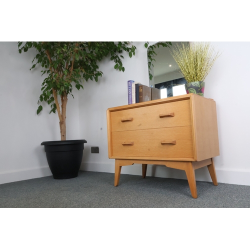 15 - Vintage E. Gomme G-Plan Brandon Oak Dressing Chest w Mirror