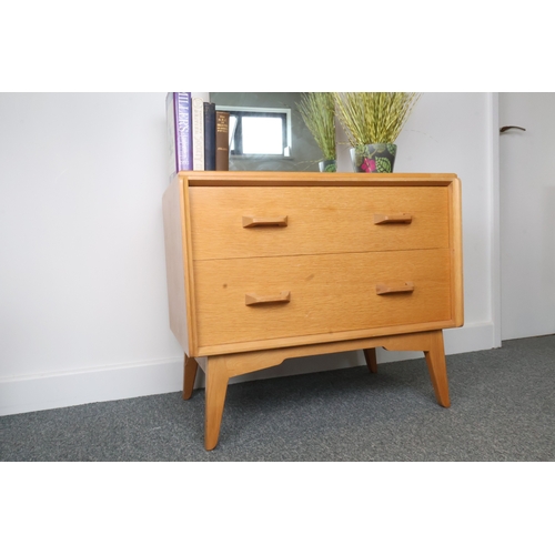 15 - Vintage E. Gomme G-Plan Brandon Oak Dressing Chest w Mirror