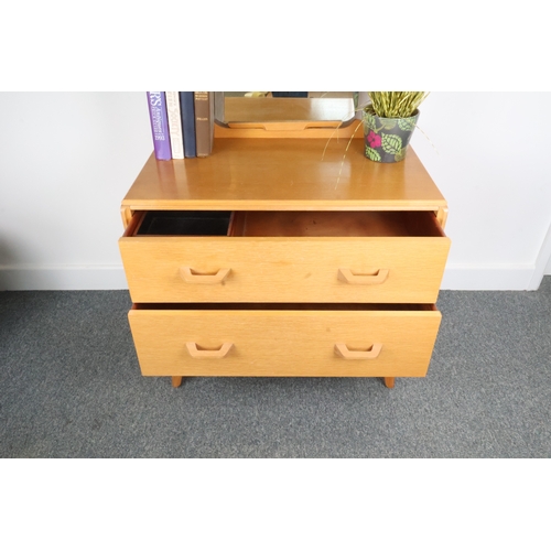15 - Vintage E. Gomme G-Plan Brandon Oak Dressing Chest w Mirror