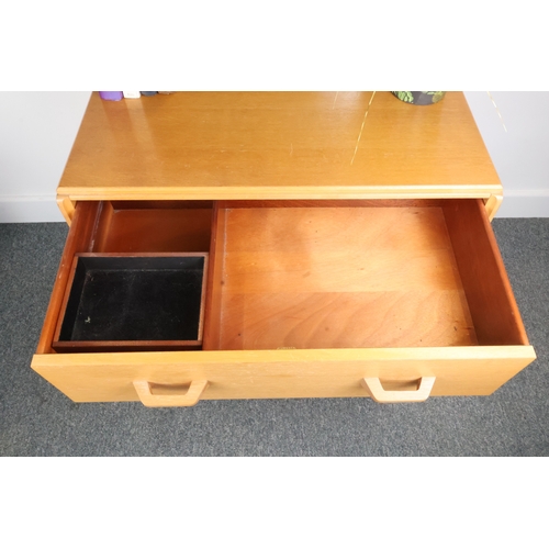 15 - Vintage E. Gomme G-Plan Brandon Oak Dressing Chest w Mirror