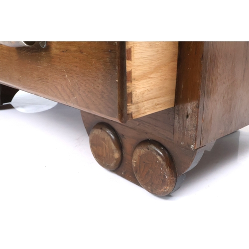 24 - Art Deco Waterfall Style Dressing Table with Tri-Fold Mirror