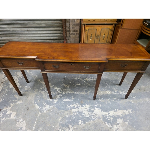 43 - Georgian Style Mahogany Breakfront Console Table