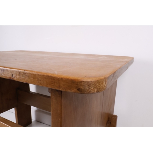 48 - Danish Modern Rustic Pine Coffee Table, circa 1960s