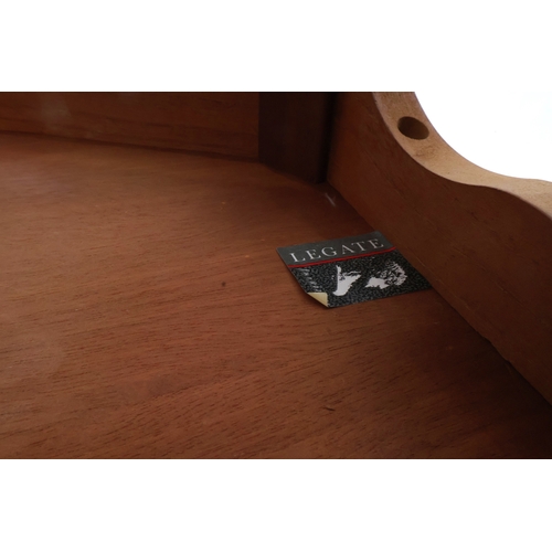 9 - Legate Traditional Style Hexagonal Two-Tier Occasional Table