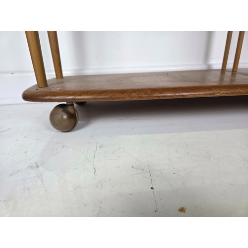 26 - Ercol Windsor Trolley Bookcase Baby Giraffe Model 361 Lucian Ercolani