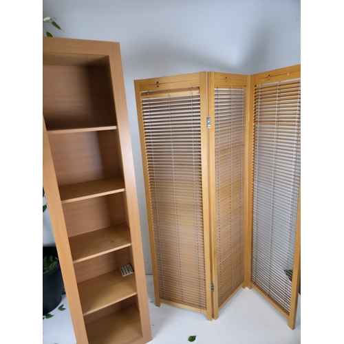 32 - Bookcase and Folding Room Divider