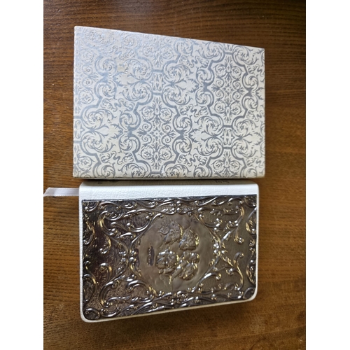 110 - Hallmarked Silver Bible