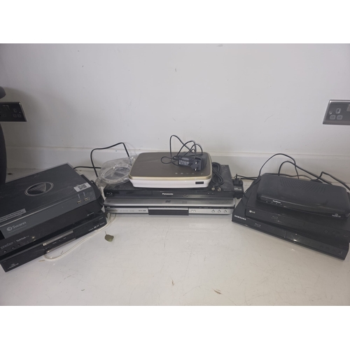 128 - Mixed Home Entertainment Equipment including Panasonic, Samsung, LG and Swann Units