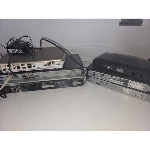 128 - Mixed Home Entertainment Equipment including Panasonic, Samsung, LG and Swann Units