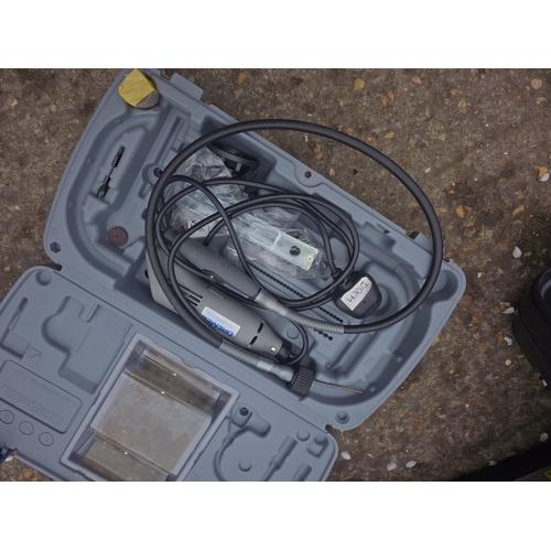 13 - Tile Cutter Dremel, Mitre Saw, Stanley Toolbox and more