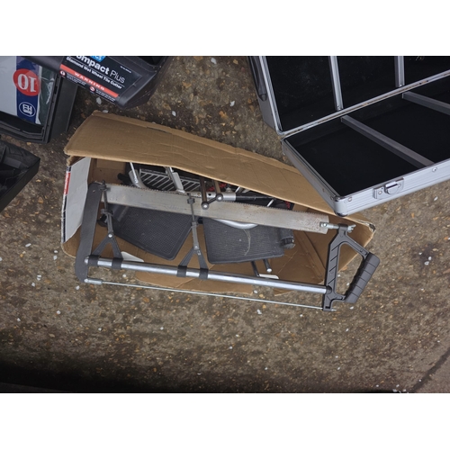 13 - Tile Cutter Dremel, Mitre Saw, Stanley Toolbox and more