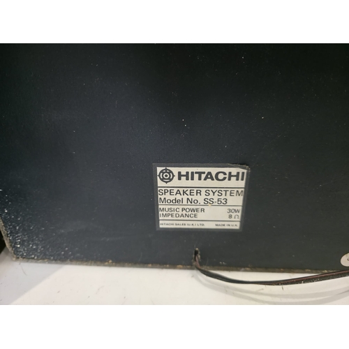 130 - Sanyo & JVC VHS Players with Hitachi Speakers