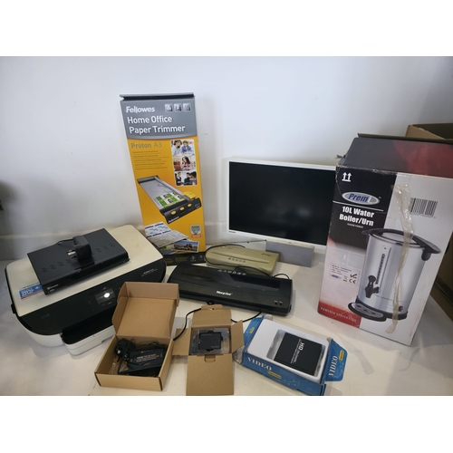 132 - Mixed Office Equipment, Electronics and Appliances + Viera 40