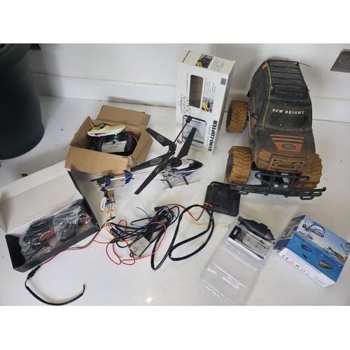 133 - Mixed RC Vehicles, Helicopters and Accessories